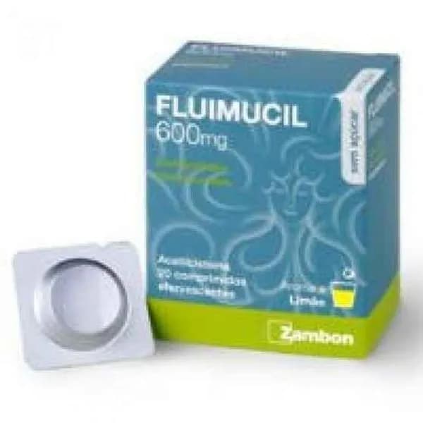Fluimucil, 600 mg Blister 20 Unidade(s) Comp eferv