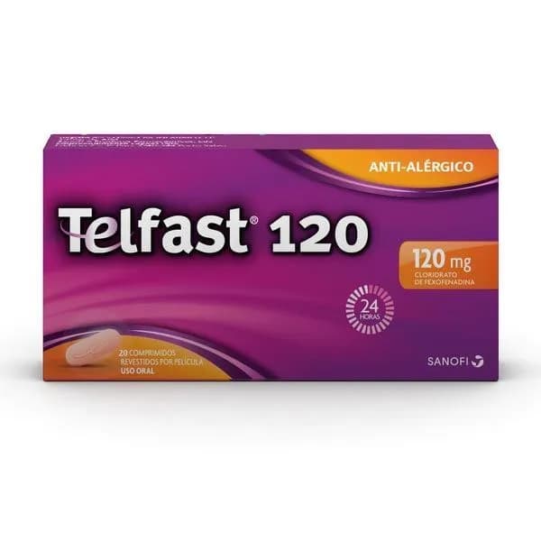 Telfast 120, 120 mg Blister 20 Unidade(s) Comp revest pelic