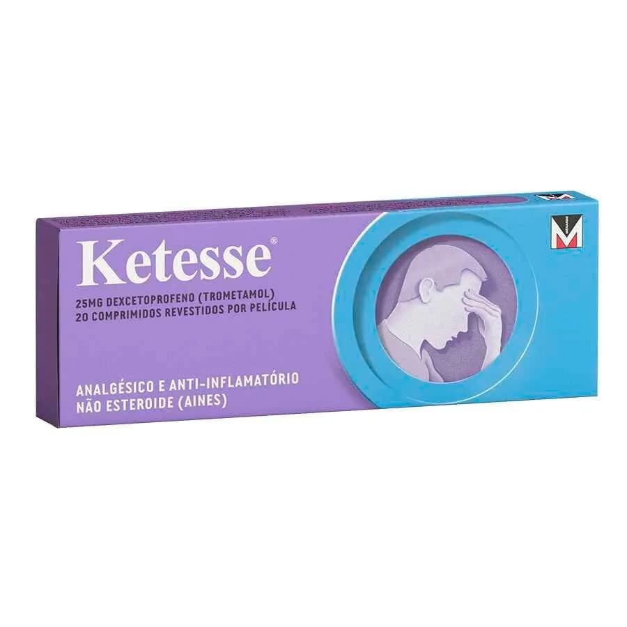 Ketesse, 25 mg x 20 comp rev