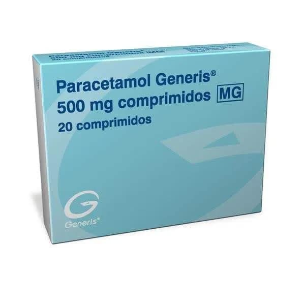 Paracetamol Generis MG, 500 mg Blister 20 Unidade(s) Comp