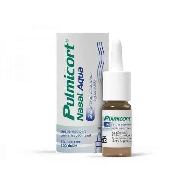 Pulmicort Nasal Aqua, 32 µg/dose Frasco 120 dose Susp pulv nasal