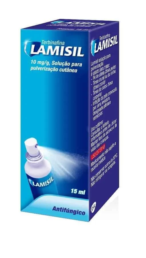 Lamisil, 10 mg/g-15 mL x 1 sol pulv cut