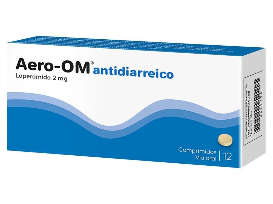 Aero-OM antidiarreico, 2 mg Blister 12 Unidade(s) Comp