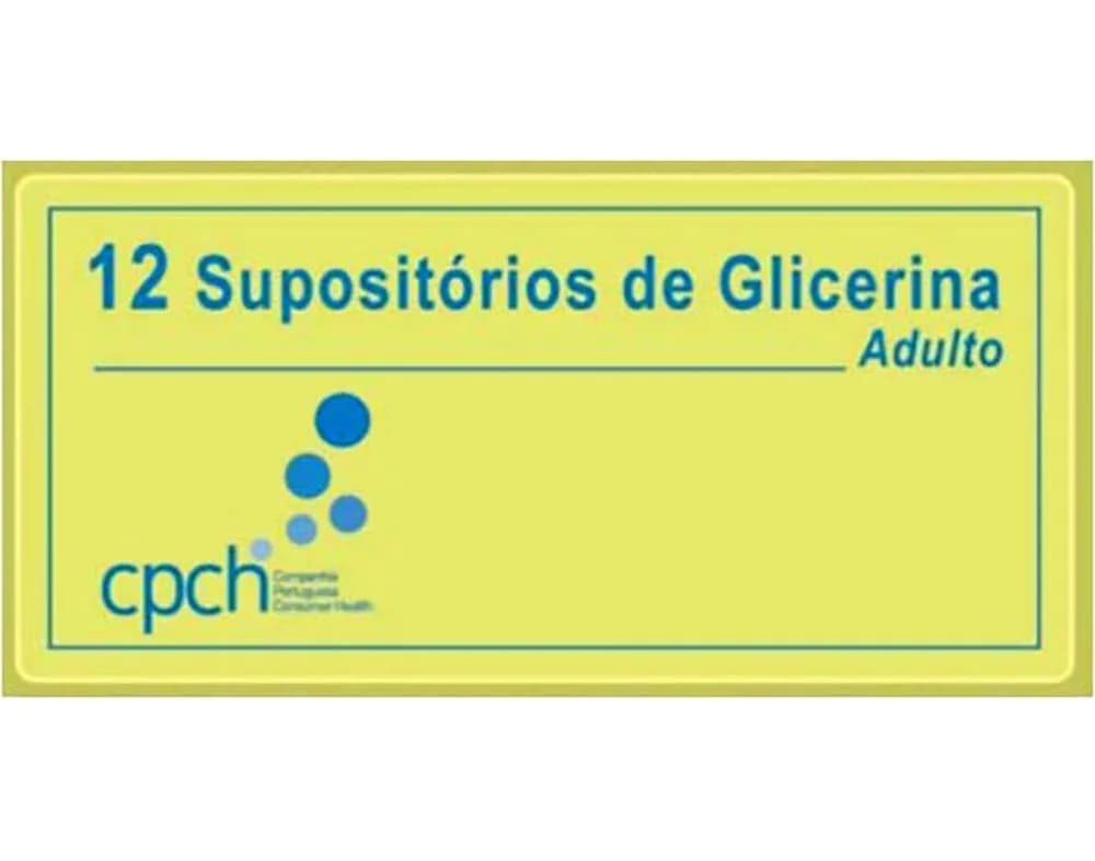 Supositórios de Glicerina (F.P.) Adulto, 1970 mg x 12 sup