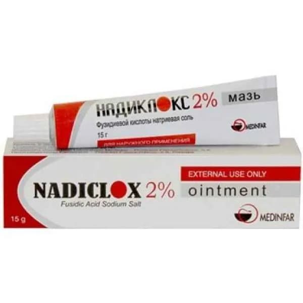 Nadiclox 2% pomada, 20 mg/g Bisnaga 15 g Pda