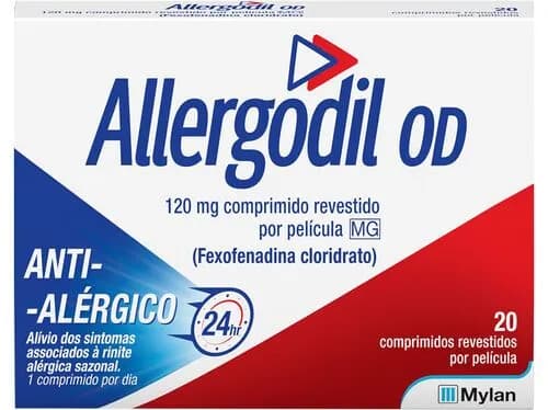 Allergodil OD MG, 120 mg Blister 20 Unidade(s) Comp revest pelic