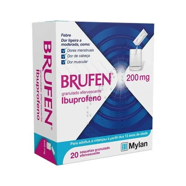 Brufen, 200 mg 20 Saqueta Granul eferv