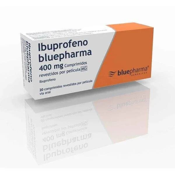 Ibuprofeno Bluepharma MG, 400 mg Blister 20 Unidade(s) Comp revest pelic