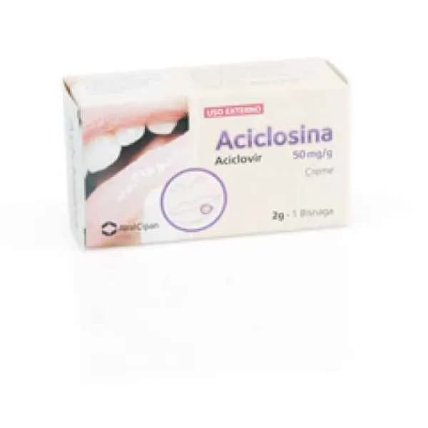 Aciclosina, 50 mg/g-10 g x 1 creme bisnaga