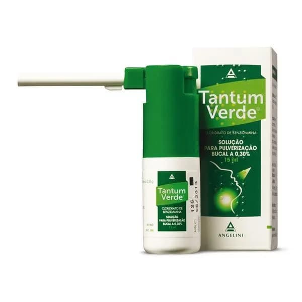 Tantum Verde, 3 mg/ml Frasco nebulizador 15 ml Sol pulv bucal