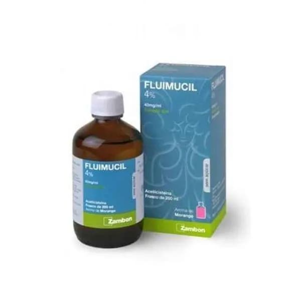 Fluimucil 4%, 40 mg/ml Frasco 200 ml Sol oral