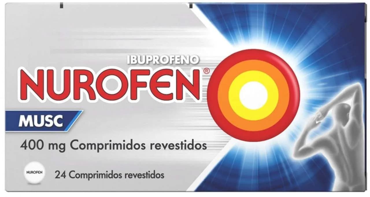 Nurofen Musc, 400 mg Blister 24 Unidade(s) Comp revest