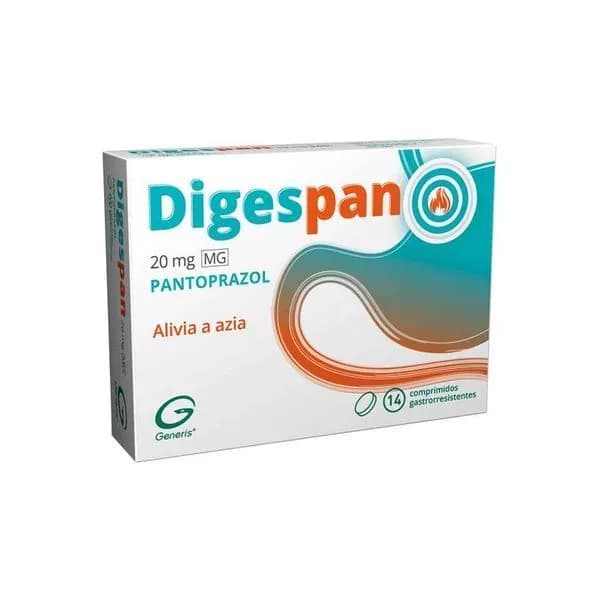 Pantoprazol Digespan MG, 20 mg Blister 14 Unidade(s) Comp GR