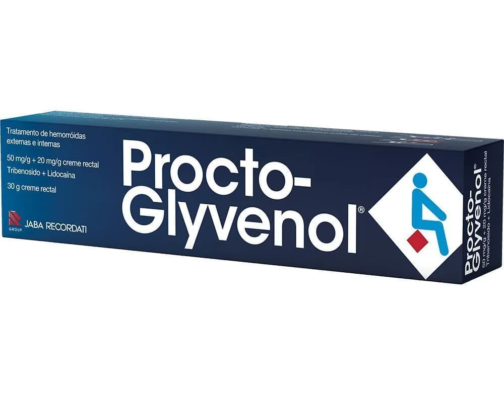 Procto-Glyvenol, 50/20 mg/g-30 g x 1 creme rect bisnaga