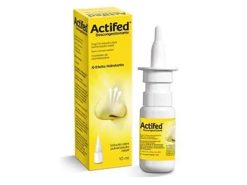 Actifed Descongestionante, 1 mg/ml Frasco 10 ml Sol pulv nasal