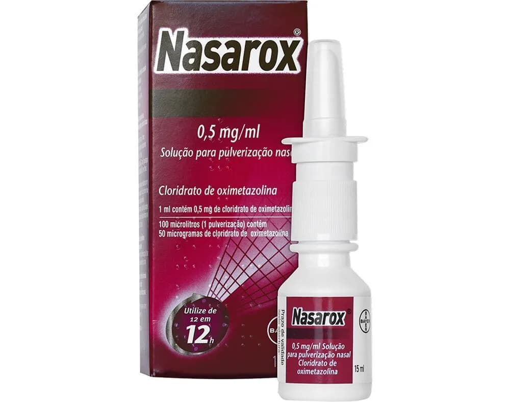 Nasarox, 0,5 mg/mL-15 mL x 1 sol pulv nasal