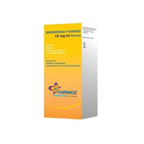 Bromexina Farmoz, 1,6 mg/mL-200mL x 1 xar mL