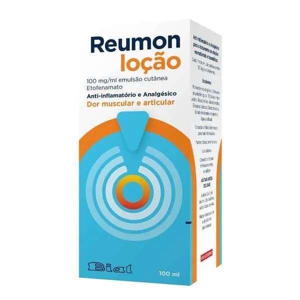 Reumon Loção, 100 mg/mL-100mL x 1 emul cut