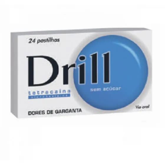 Drill sem açúcar, 0,2/3 mg x 24 pst