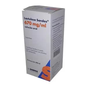 Lactulose Sandoz, 670 mg/mL-200mL x 1 sol oral frasco