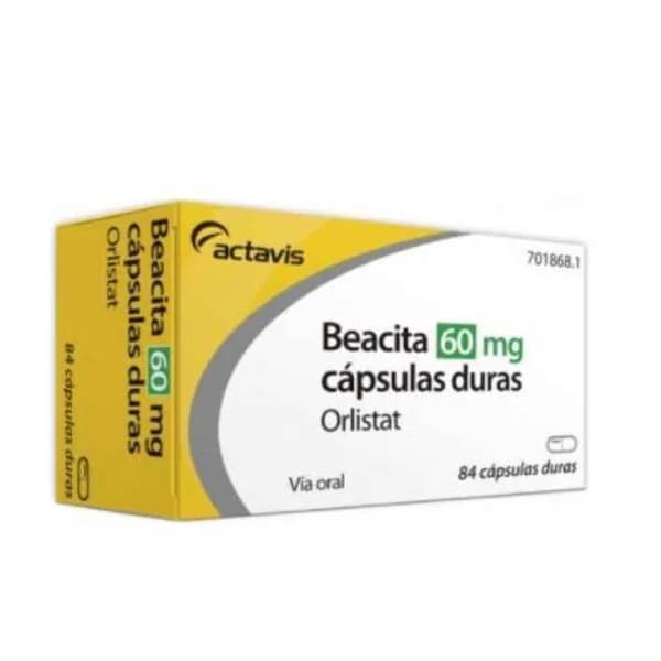 Orlistato Beacita, 60 mg Blister 84 Unidade(s) Caps