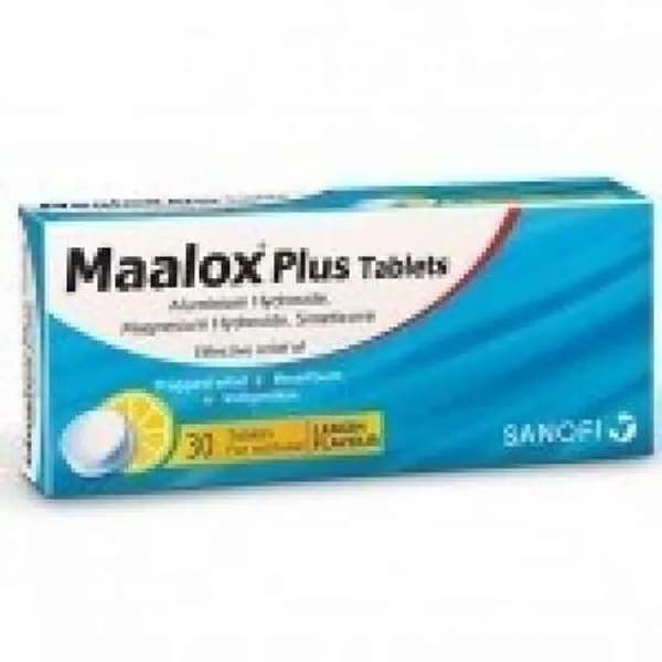 Maalox Plus, 200/200/26,25mg x 40 comp mast