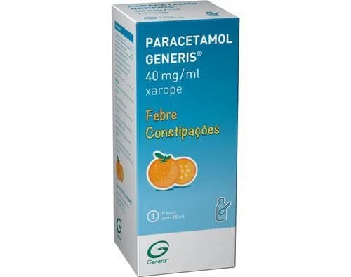Paracetamol Generis, 40 mg/ml Frasco 85 ml Xar