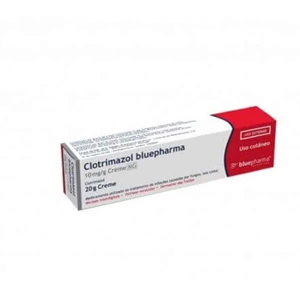 Clotrimazol Bluepharma MG, 10 mg/g Bisnaga 20 g Cr
