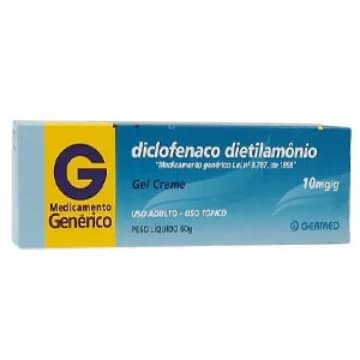 Diclofenac Germed MG, 10 mg/g Bisnaga 100 g Gel