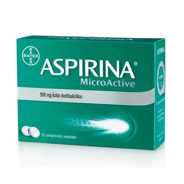 Aspirina Xpress, 500 mg Blister 20 Unidade(s) Comp revest