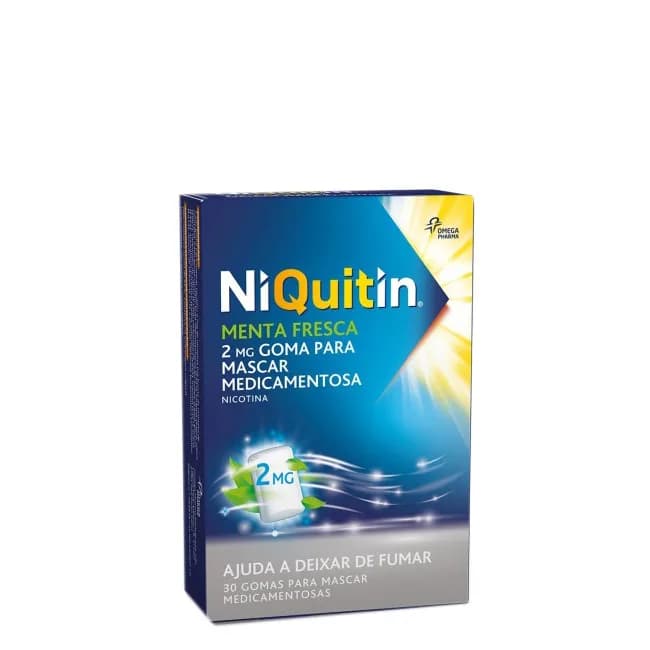 Niquitin Menta Fresca MG, 2 mg x 30 goma