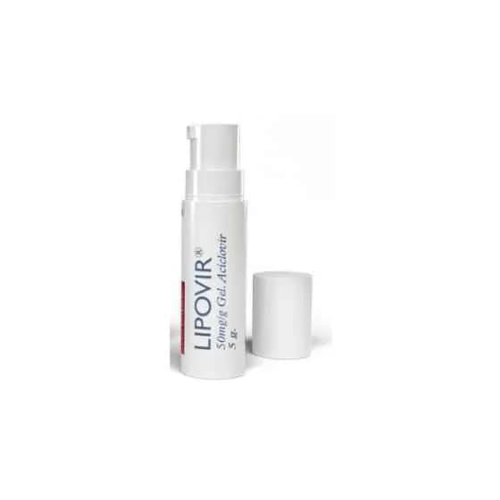 Lipovir, 50 mg/g Dispositivo doseador 5 g Gel