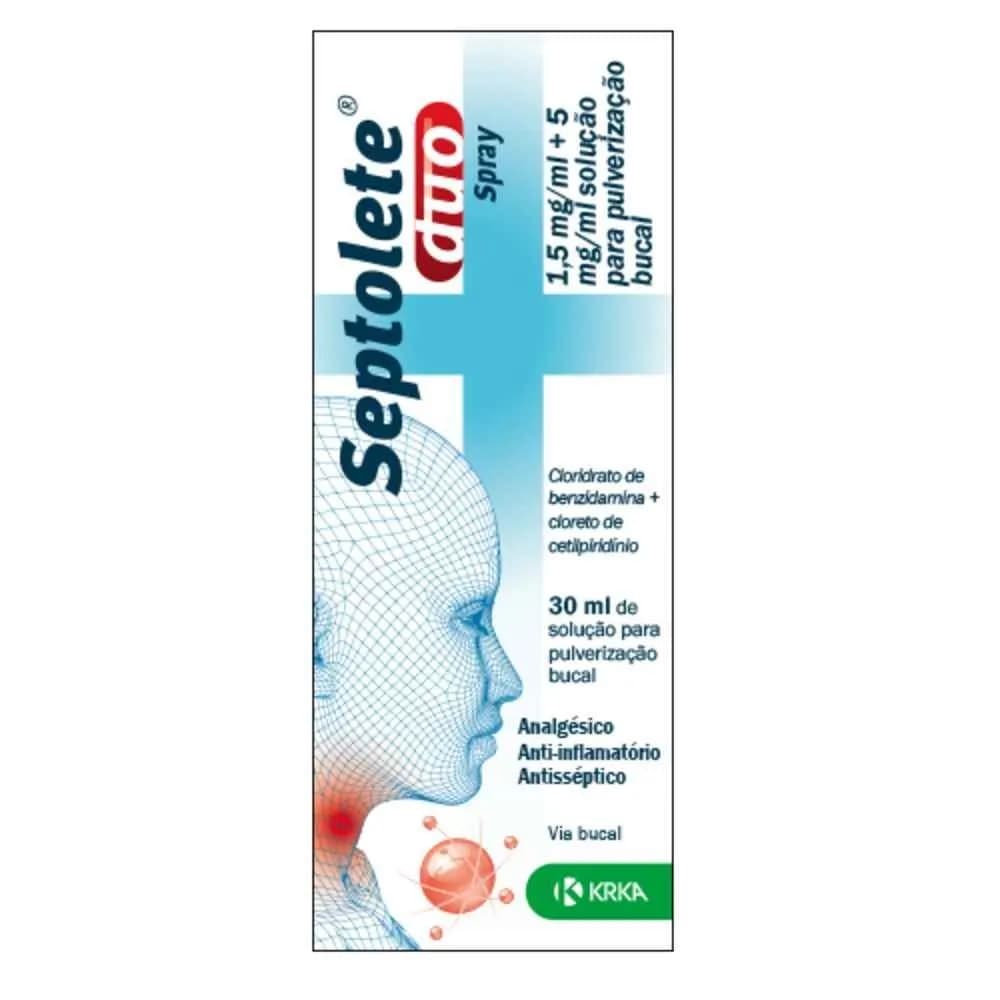 Septolete Duo Spray, 1,5/5mg/mL-30mL x 1 sol pulv bucal