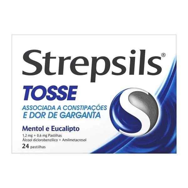 Strepsils, 1.2 mg + 0.6 mg Blister 24 Unidade(s) Past