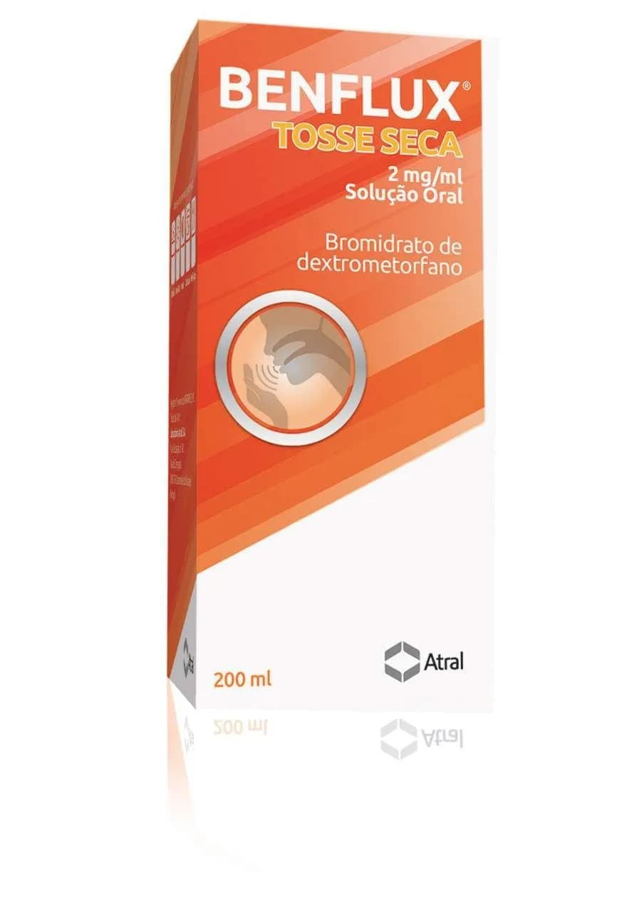 Benflux Tosse Seca, 2 mg/mL x 1 sol oral mL