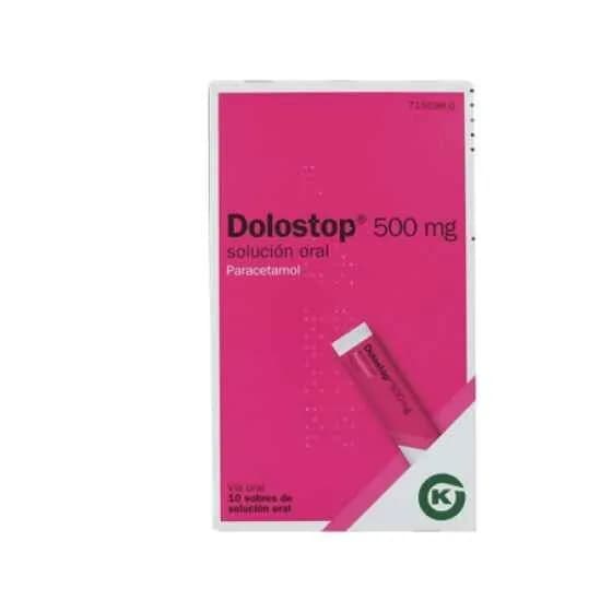 Dolostop, 500 mg/10ml 20 Saqueta Sol oral