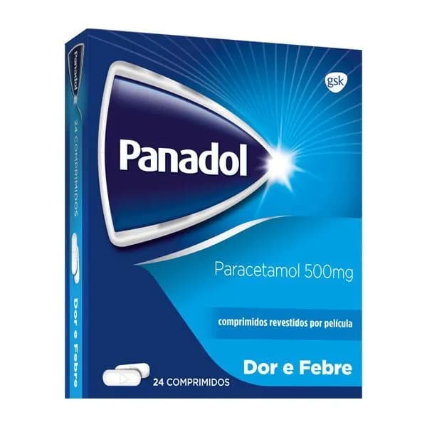 Panadol, 500 mg Blister 24 Unidade(s) Comp revest pelic