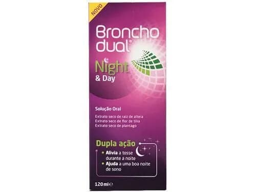 Bronchodual Night & Day, (12.5 mg + 9.09 mg + 10 mg)/ml Frasco 120 ml Sol oral