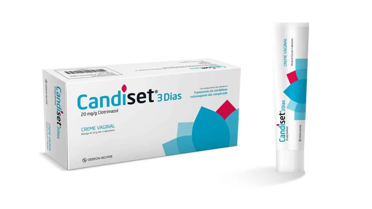 Candiset 3 dias, 20 mg/g Bisnaga 20 g Cr vag