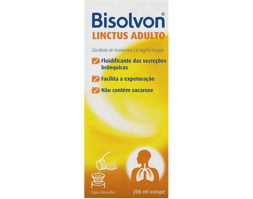 Bisolvon Linctus Adulto, 1,6 mg/mL-200mL x 1 xar mL