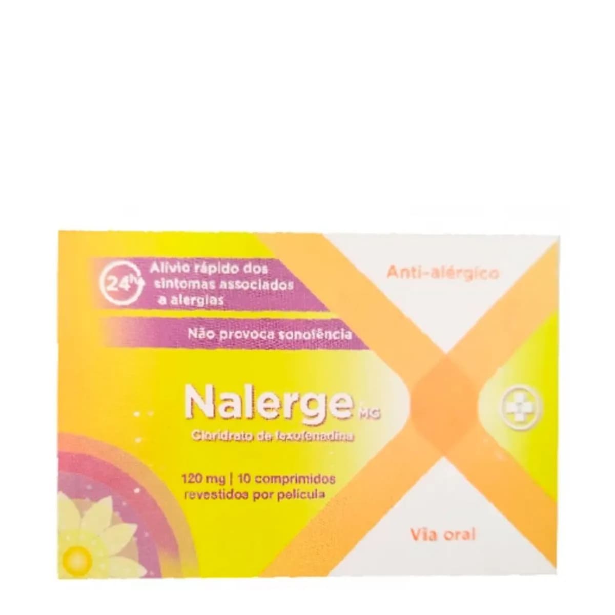 Nalerge MG, 120 mg Blister 10 Unidade(s) Comp revest pelic