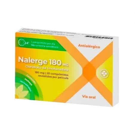 Nalerge 180 MG, 180 mg Blister 20 Unidade(s) Comp revest pelic