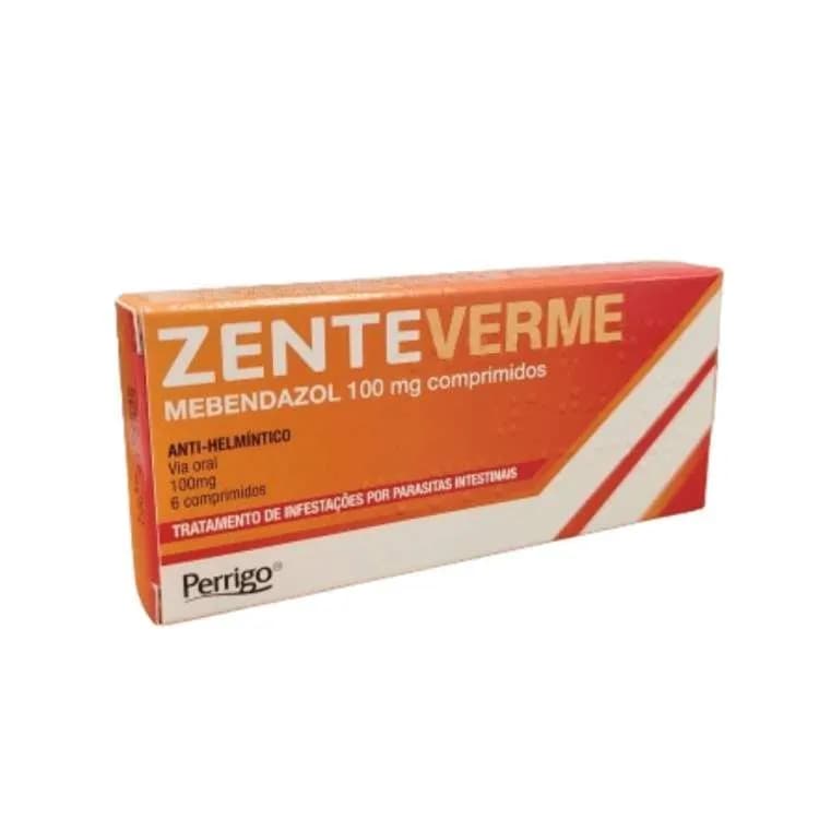 Zenteverme, 100 mg Blister 6 Unidade(s) Comp