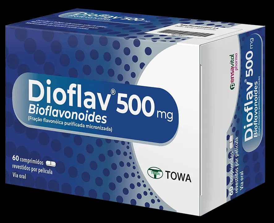 Dioflav, 500 mg Blister 60 Unidade(s) Comp revest pelic
