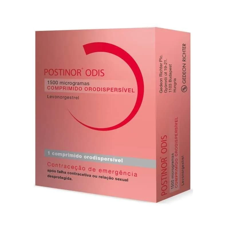 Postinor Odis, 1.5 mg Blister 1 Unidade(s) Comp orodisp