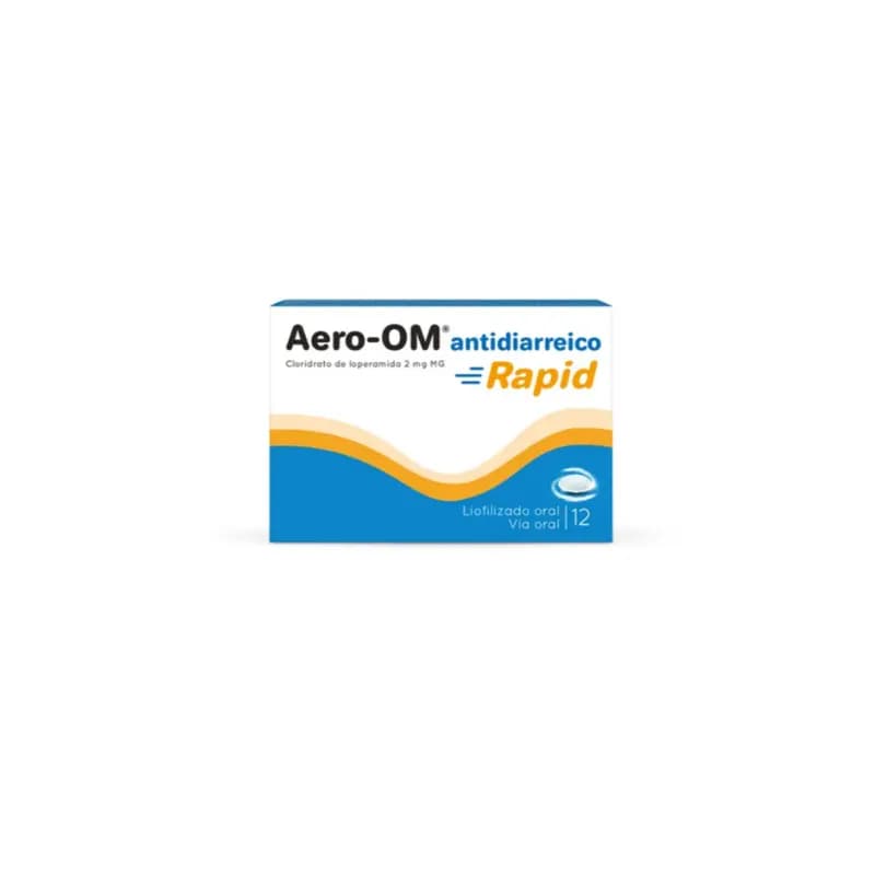 Aero-OM antidiarreico Rapid MG, 2 mg Blister 12 Unidade(s) Liofil oral
