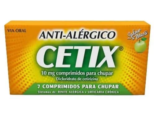 Cetix, 10 mg Blister 14 Unidade(s) Comp chupar