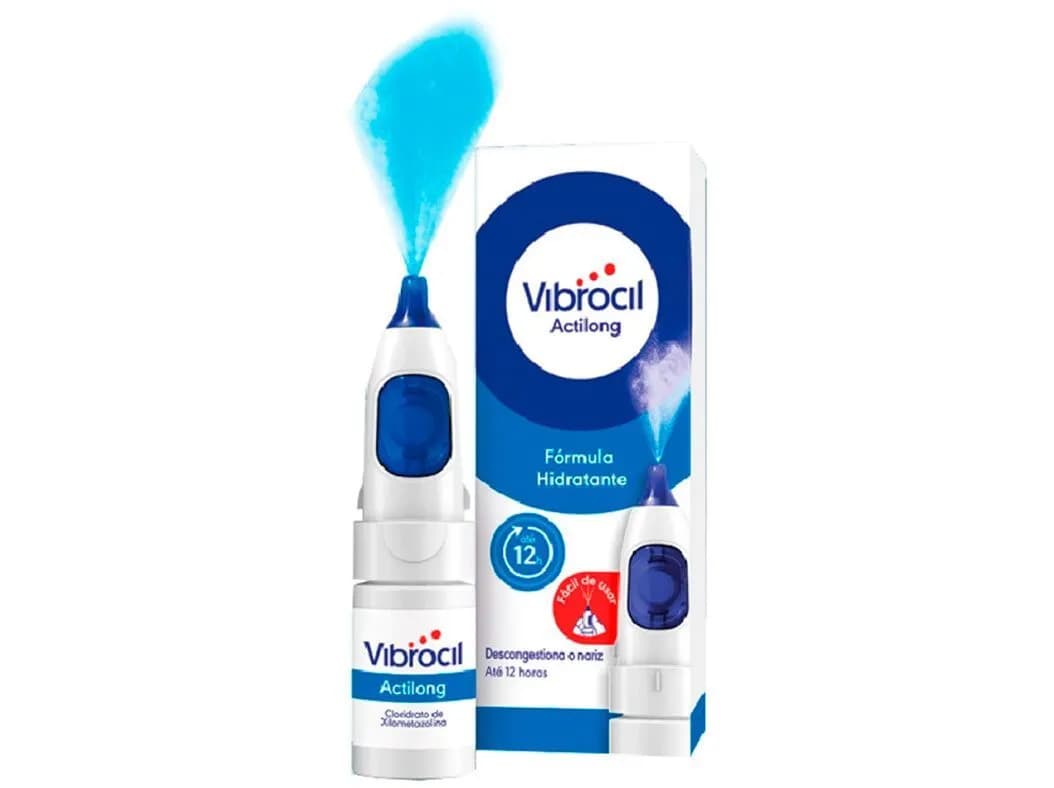 Vibrocil Actilong, 1 mg/ml Frasco nebulizador 10 ml Sol inal neb