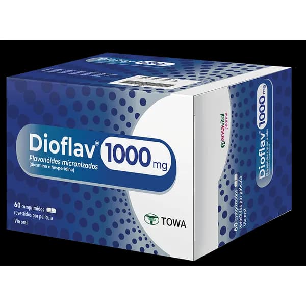 Dioflav 1000, 1000 mg Blister 60 Unidade(s) Comp revest pelic
