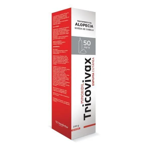Tricovivax, 50 mg/g Recipiente pressurizado 95 g Esp cutan